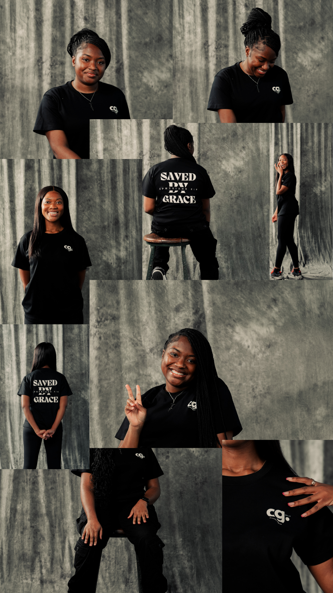 Saved By Grace I : SBG T-Shirt | EPH 2:8